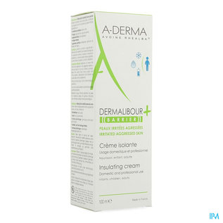 A-Derma Aderma Dermalibour+ Barrier Cr Isolerend 100ml
