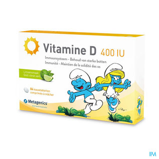 METAGENICS Vitamine D 400iu Smurfen Comp 168 Metagenics