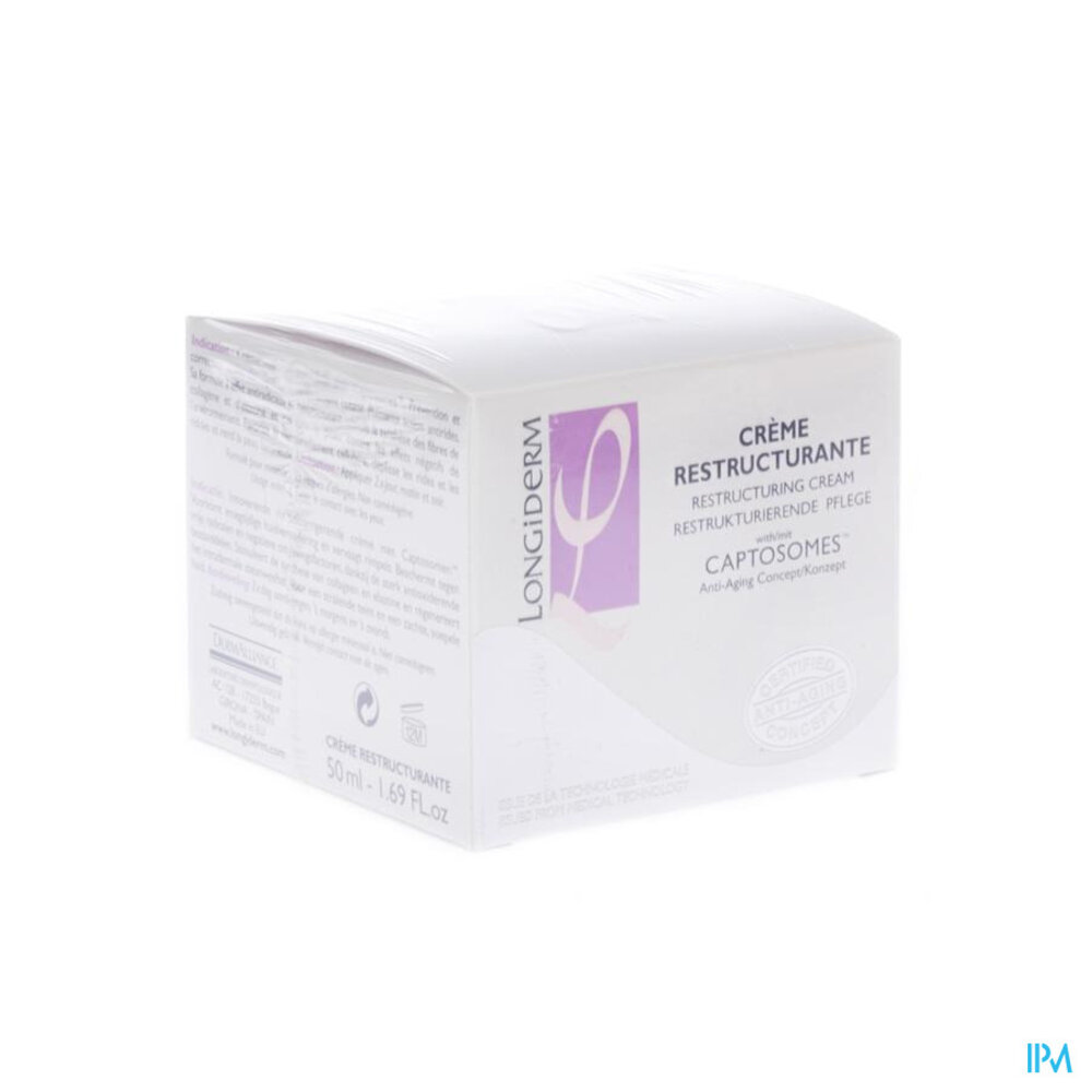 LONGIDERM A/AGING CREM RESTRUCT GELAAT 5