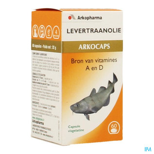 Arkogelules Arkocaps Levertraanolie 60