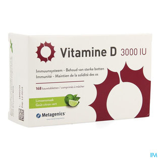 METAGENICS Vitamine D 3000iu Metagenics Comp 168