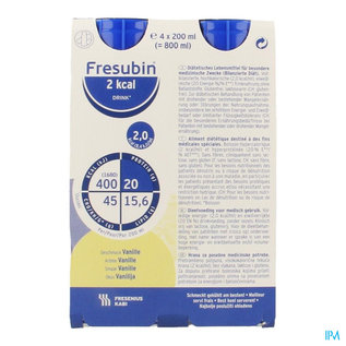 Fresubin Fresubin 2kcal Drink Vanille Fl 4x200ml