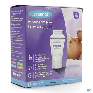 LANSINOH Lansinoh Bewaarzakjes Moedermelk 50 40056