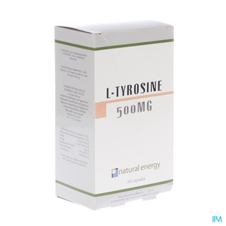 Natural Energy L-TYROSINE NAT ENERGY 60 CAPS 500 MG