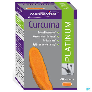 MANNAVITAL Mannavital Curcuma Platinum V-caps 60