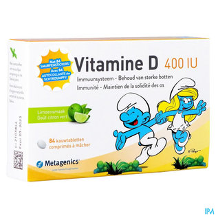 METAGENICS Vitamine D 400iu Schtroumpfs Comp 84 Metagenics