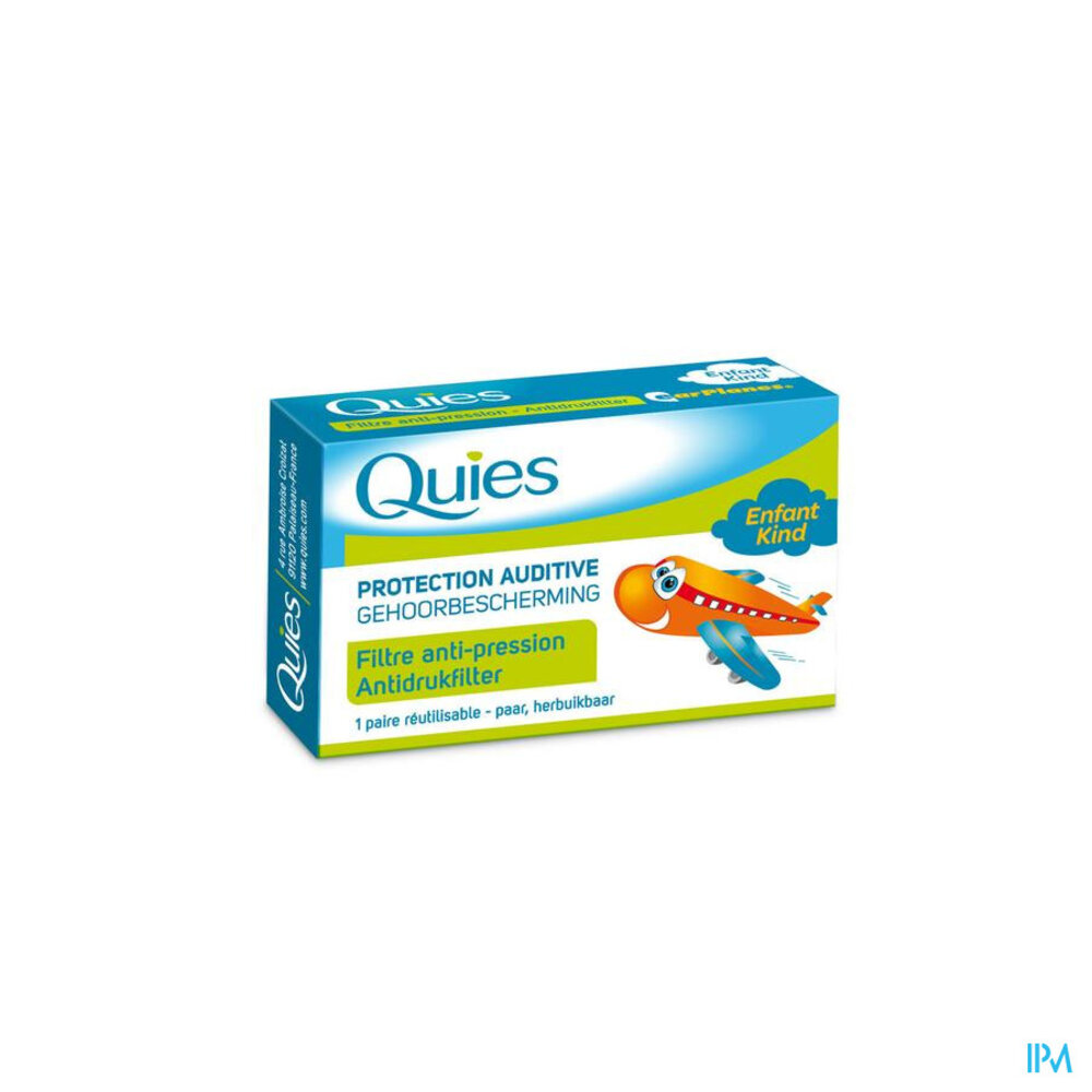 Quies Protection Auditive Earplanes Enf 1 Paire