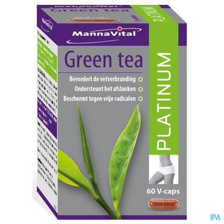MANNAVITAL Green Tea Platinum V-caps 60