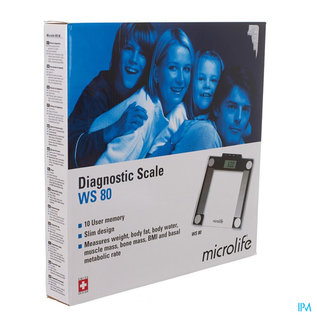 Microlife MICROLIFE WEEGSCHAAL DIAGN WS80 1 ST