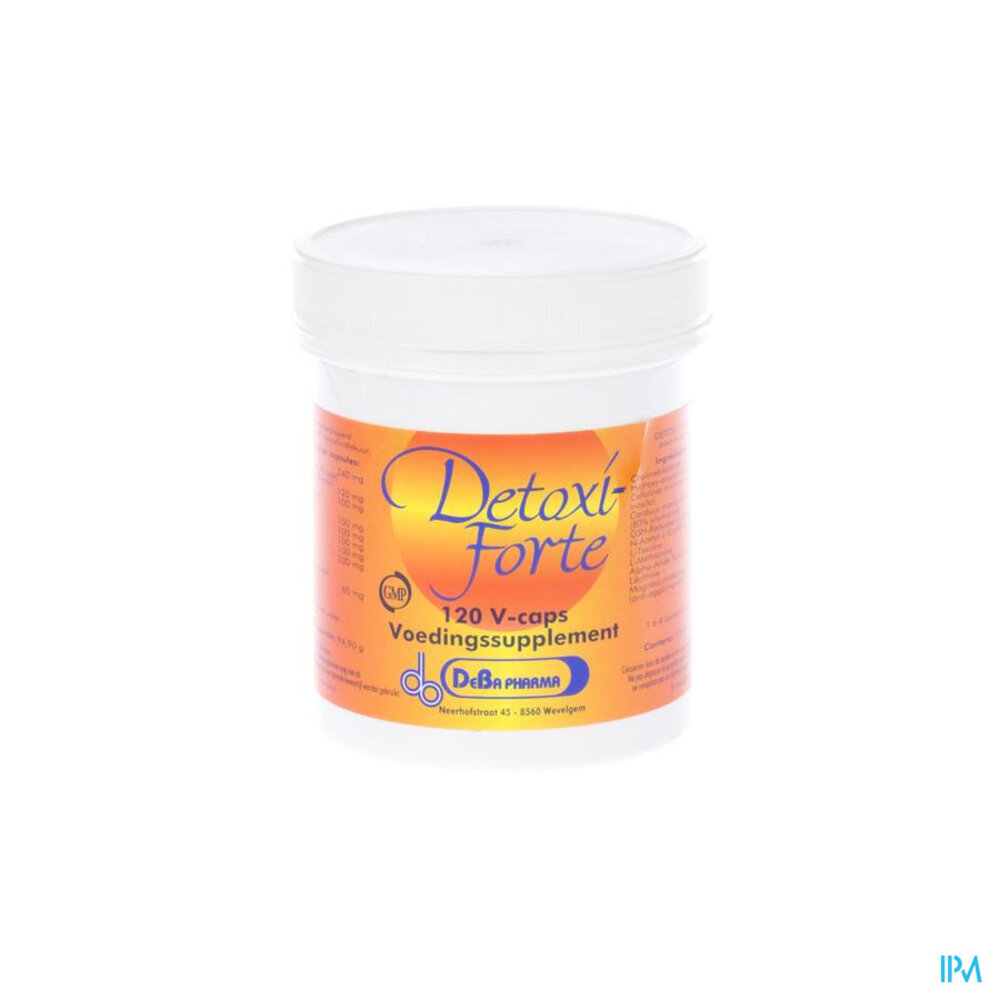 DEBAPHARMA Detoxiforte V-caps 120 Deba