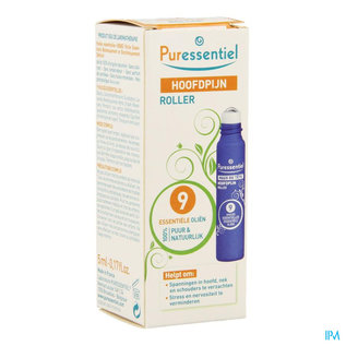 PURESSENTIEL PURESSENTIEL HOOFDPIJN ROLLER 9 EO 5 ML