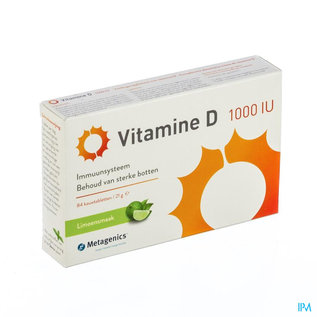 METAGENICS Vitamine D 1000iu Tabl 84 Metagenics