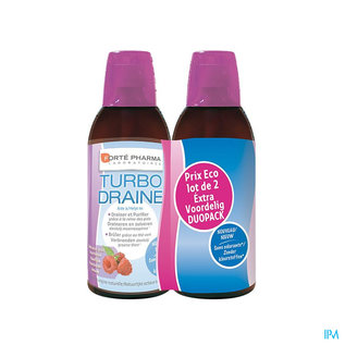 FORTEPHARMA Turbodraine Framboise Duo 2x500ml