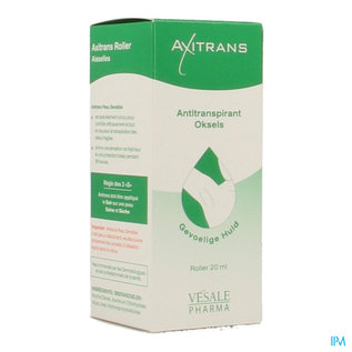 Axitrans Axitrans Roller Peau Sensible A/transpirant 20ml