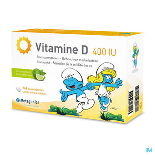 METAGENICS Vitamine D 400iu Schtroumpfs Comp 84 Metagenics