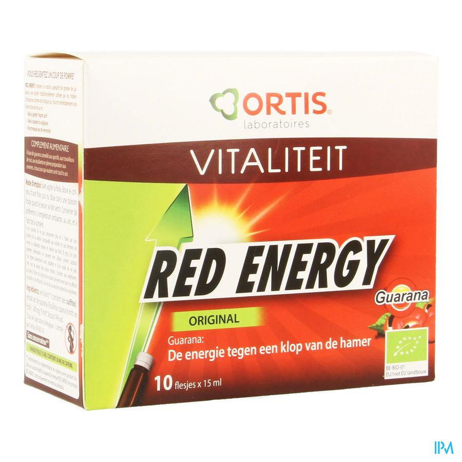 ORTIS Ortis Red Energy Bio Alc 10x15ml