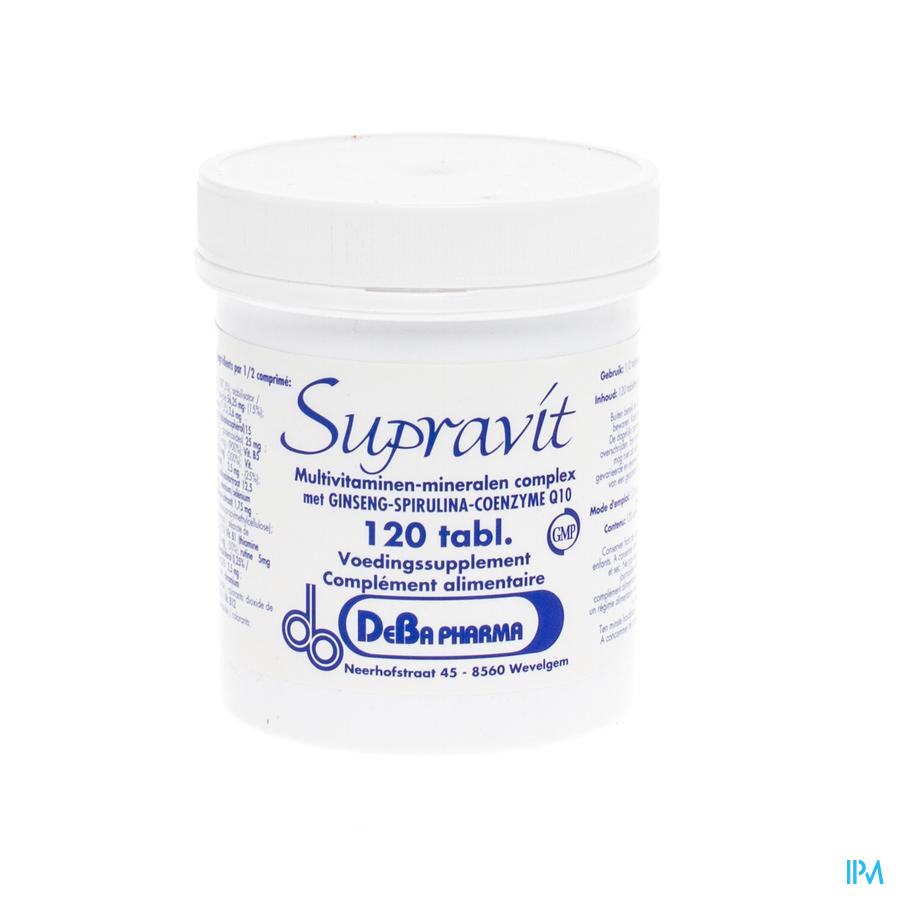 DEBAPHARMA SUPRAVIT DEBA 120 TABL NF