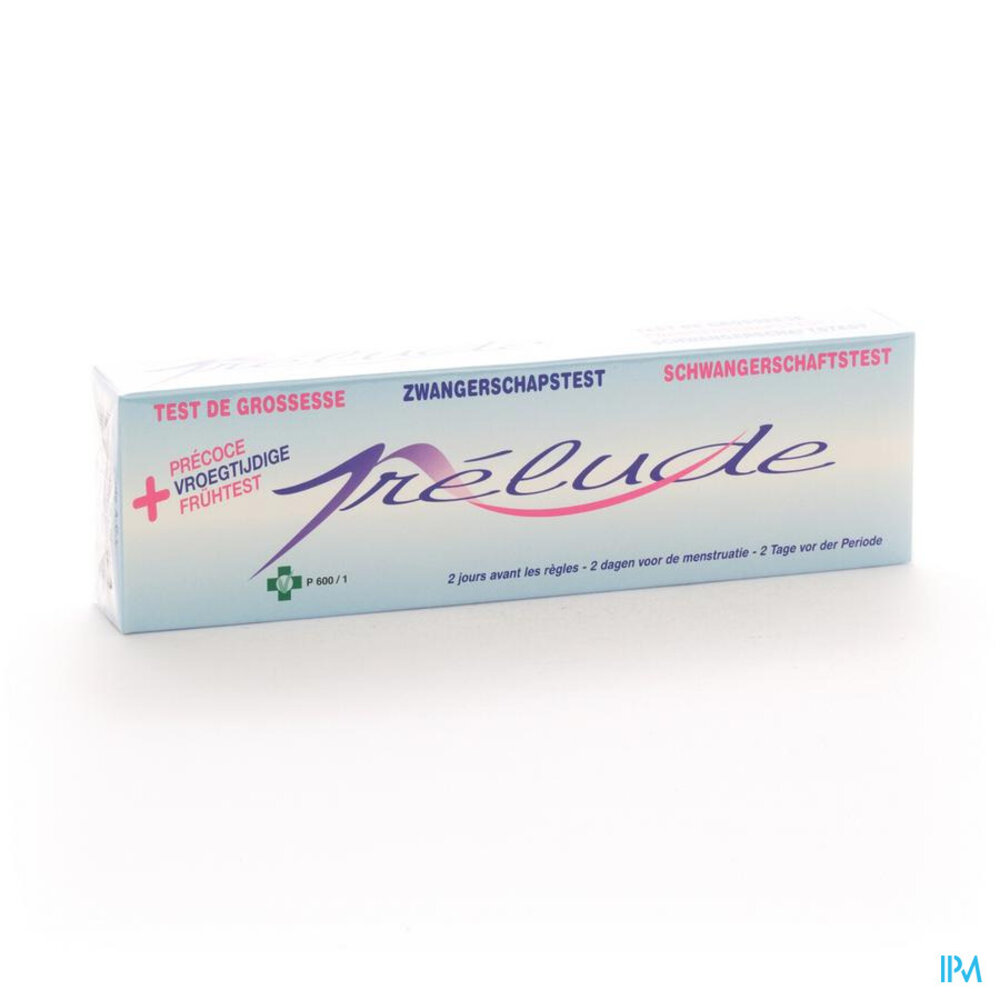 Prelude 1 Test Grossesse Stylo Zwangerschapstest