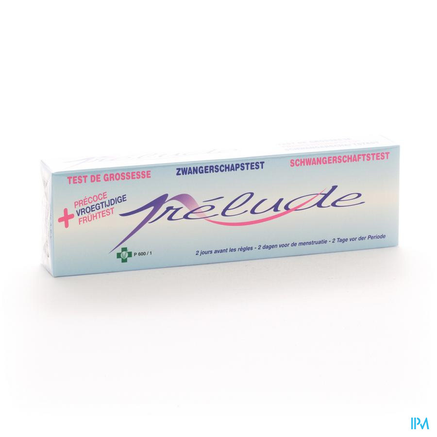 Prelude 1 Test Grossesse Stylo Zwangerschapstest