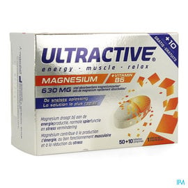 Ultractive Magnesium 630mg Comp 60