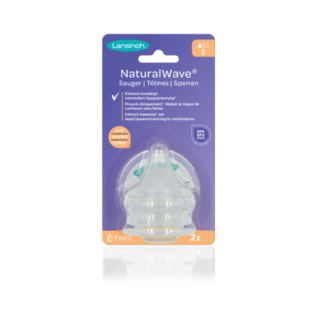 LANSINOH Lansinoh Natural Wave Tetine Slow 2