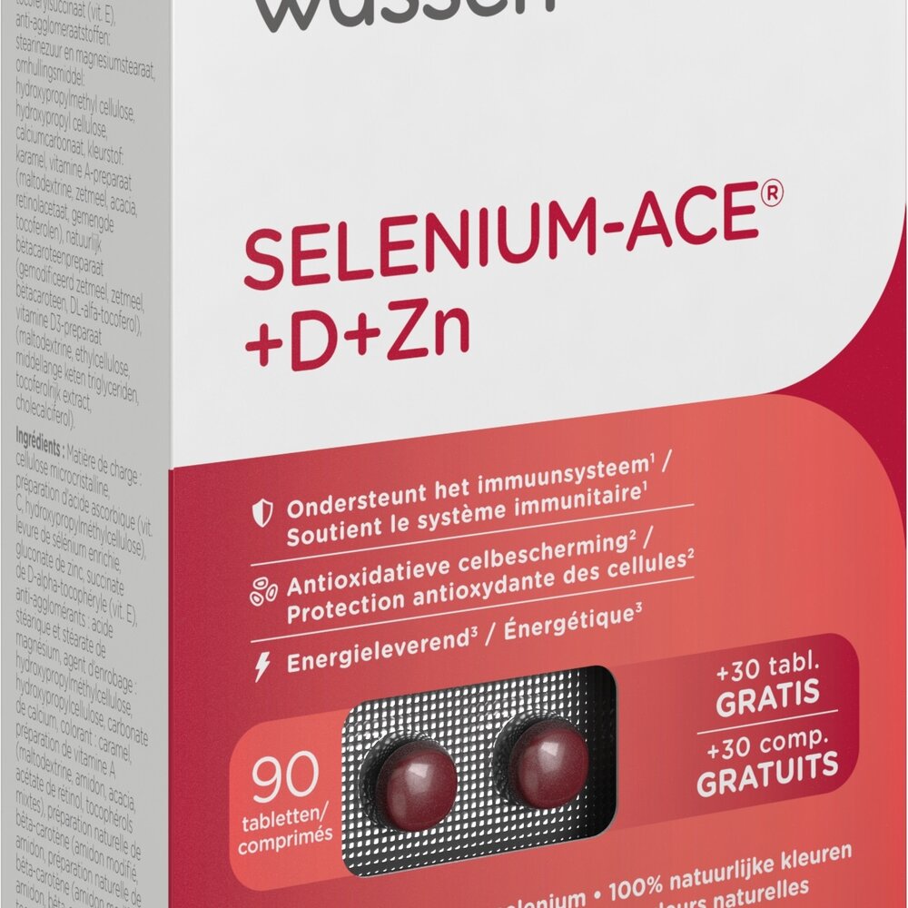 SELENIUM-ACE+D+Zn 90+30 Comp Gratuits