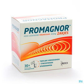 P&G Promagnor: Hoog Gedoseerd Magnesium 450mg (30 zakjes)