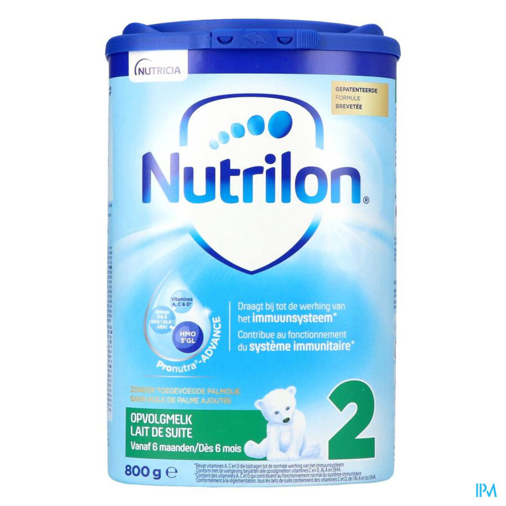 Nutrilon 2 Opvolgmelk Pdr 800g Verv.3707114