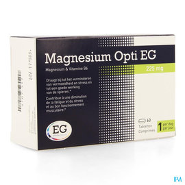 Eurogenerics (EG) Magnesium EG Opti 225Mg Comp 60