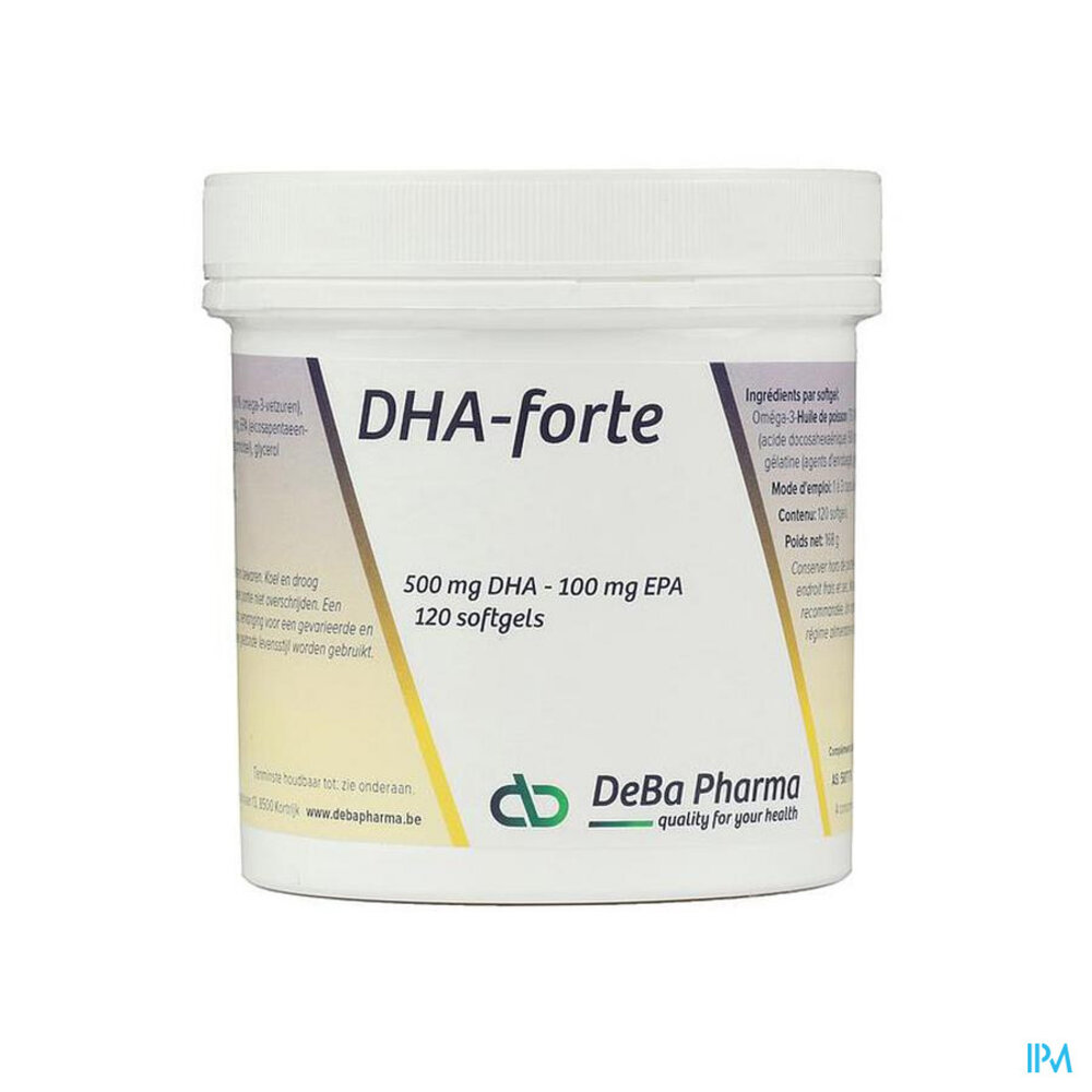 DEBAPHARMA Dha Forte Caps 120x500mg Deba