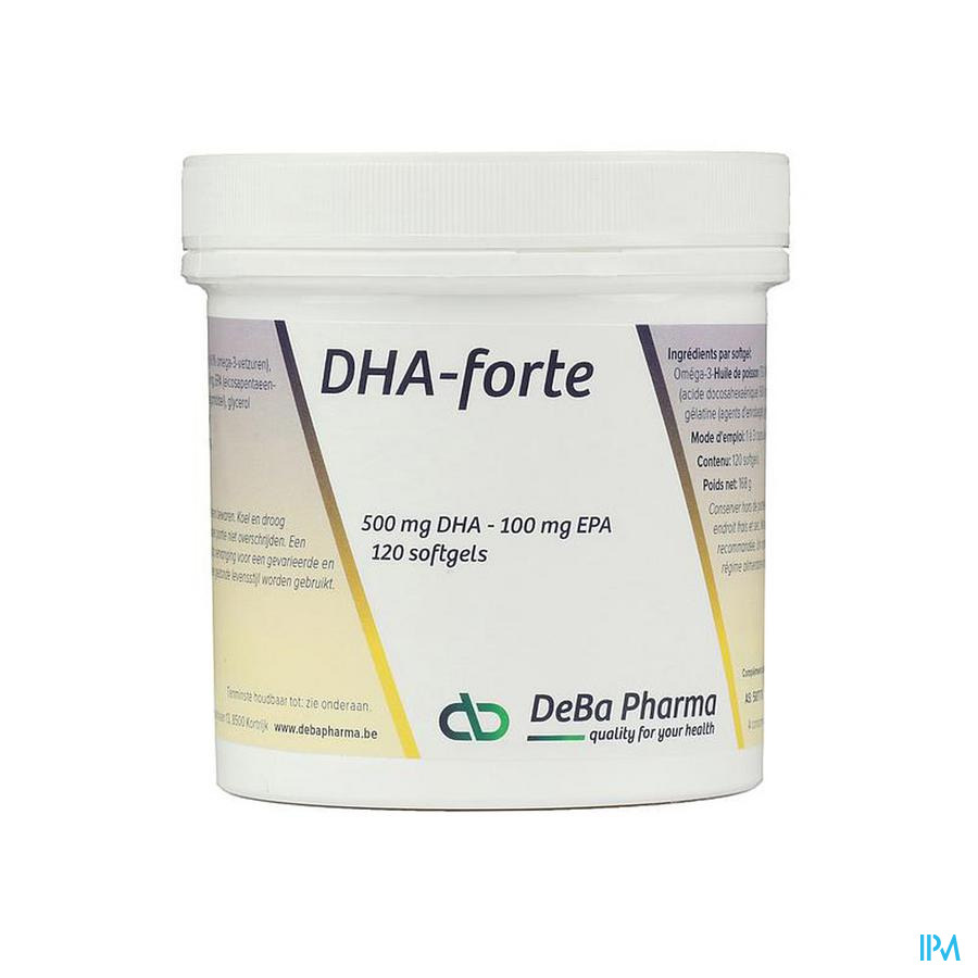 DEBAPHARMA Dha Forte Caps 120x500mg Deba