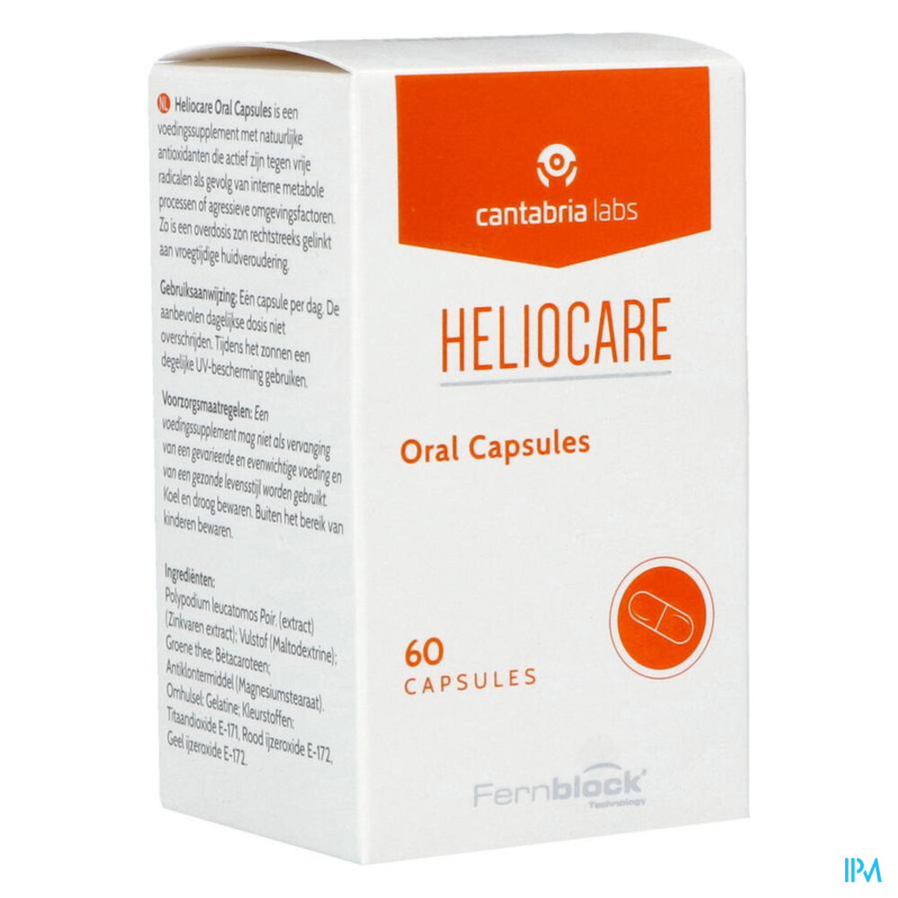 heliocare Heliocare Oral Huidbesch.uva-uvb A/age Pot Caps 60
