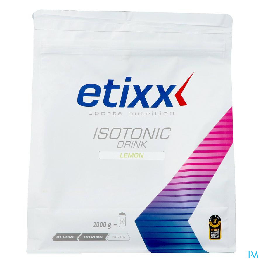 ETIXX Etixx Isotonic Lemon Pouch 2kg