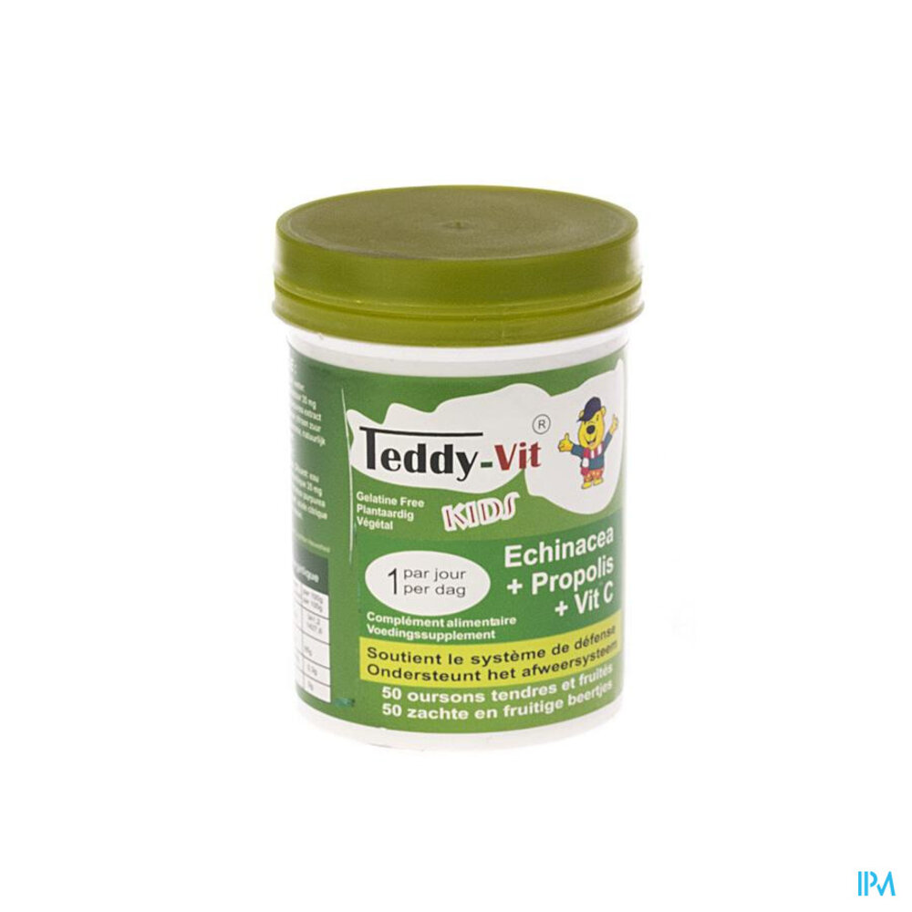 TEDDY-VIT ECHINACEA+PROPOLIS+VIT C 50 BE