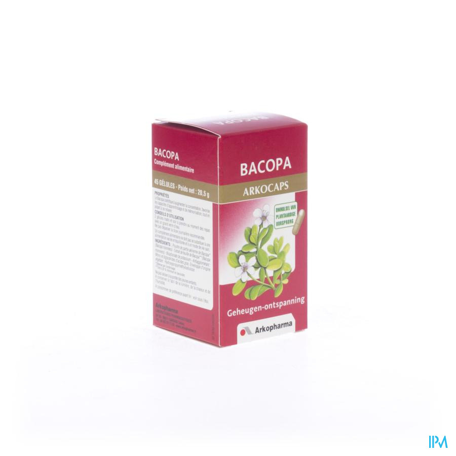 Arkogelules Bacopa Vegetal 45