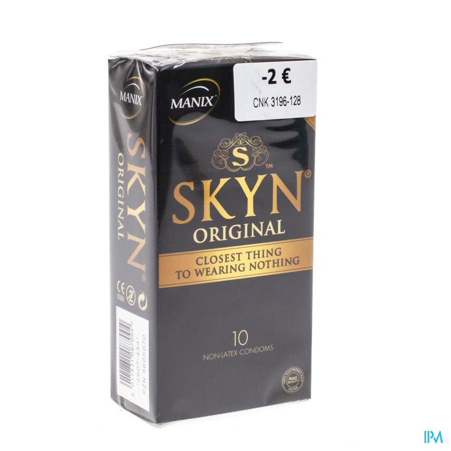 CONDOMEN MANIX SKYN ORIGINAL 1X10 1 DOOS