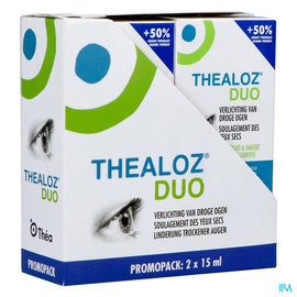 Thealoz Duo Gouttes Oculaires 2x15ml