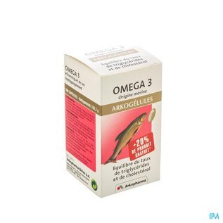 Arkogelules Arkocaps Omega 3 Origine Marine 180