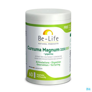 Be-life / Biolife /Belife Curcuma Magnum 3200 Be Life Bio Pot Caps 60