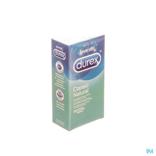 DUREX CONDOMEN DUREX CLASSIC NATURAL 12 ST