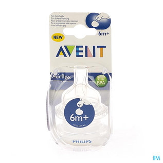AVENT AVENT ZUIGSP SIL DIKKERE PAP 2 ST