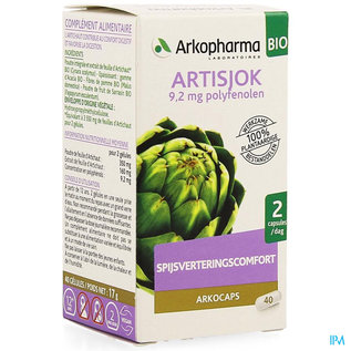Arkopharma Arkogelules Artichaut Bio Caps 40