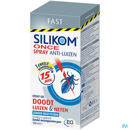 EG Silikom Once Spray Gel A/Poux 100Ml
