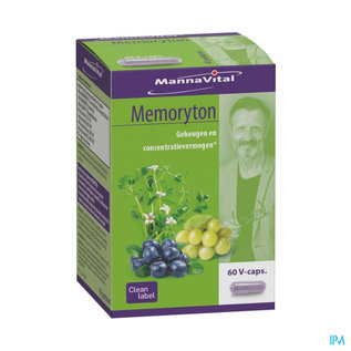 MANNAVITAL Mannavital Memoryton V-caps 60