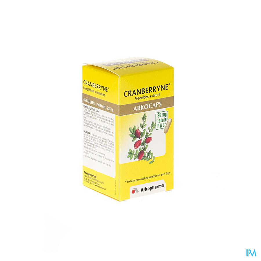 arkocaps Arkogelules Cranberryne Vegetal 45
