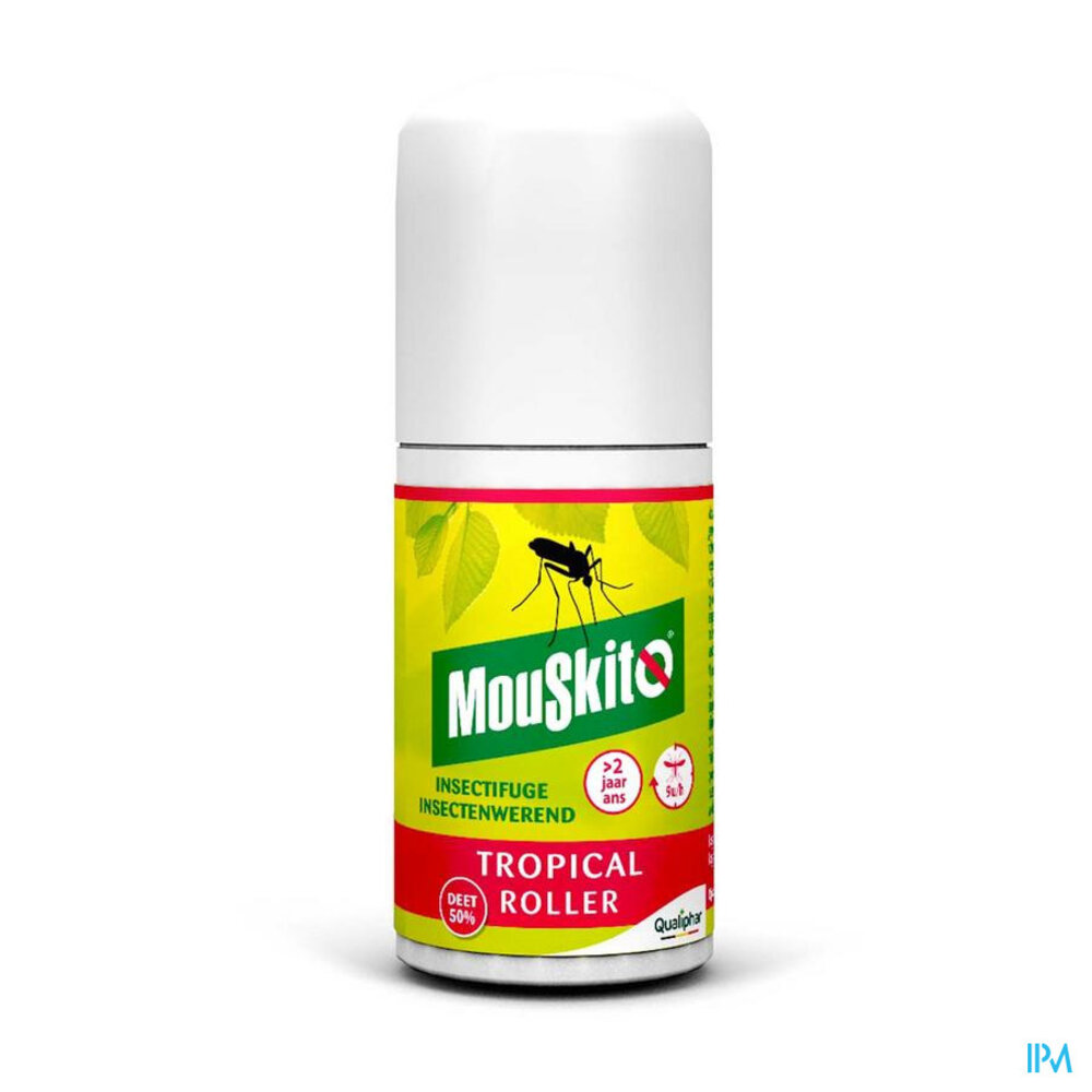 Mouskito Mouskito Tropical Roller Tropische gebieden 50% DEET 75 ml