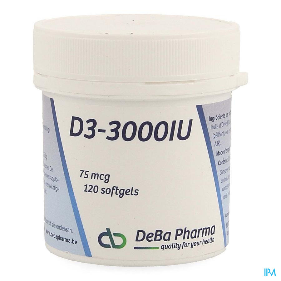 DEBAPHARMA D3 3000 Iu Caps 120