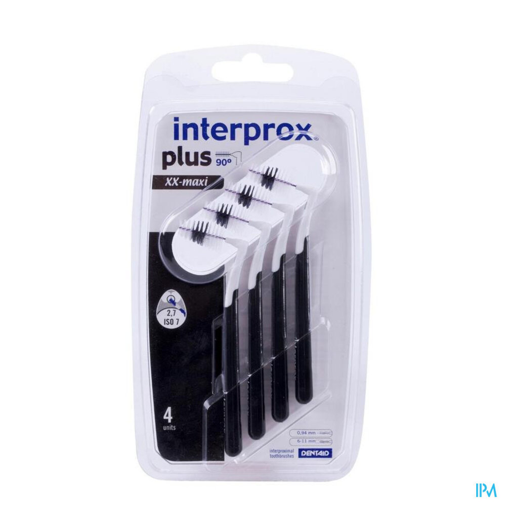 Vitis INTERPROX PLUS XX MAXI ZWART 1070 4 ST