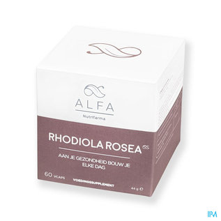 Alfa Alfa Rhodiola Rosea 500mg V-caps 60