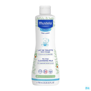 Mustela Pn Toiletmelk Z/spoelen 750ml